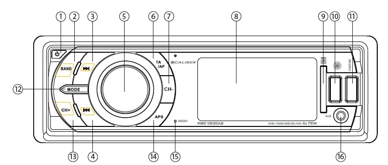 CALIBER-RMD-053DAB-Car-Stereo-Suitable-FIG-5