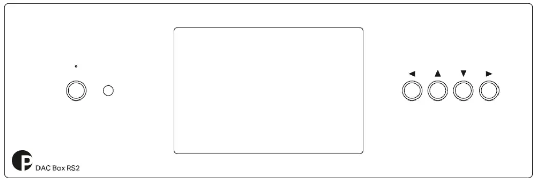 BOX DESIGN Pro-Ject DAC Box RS2 - Front panel