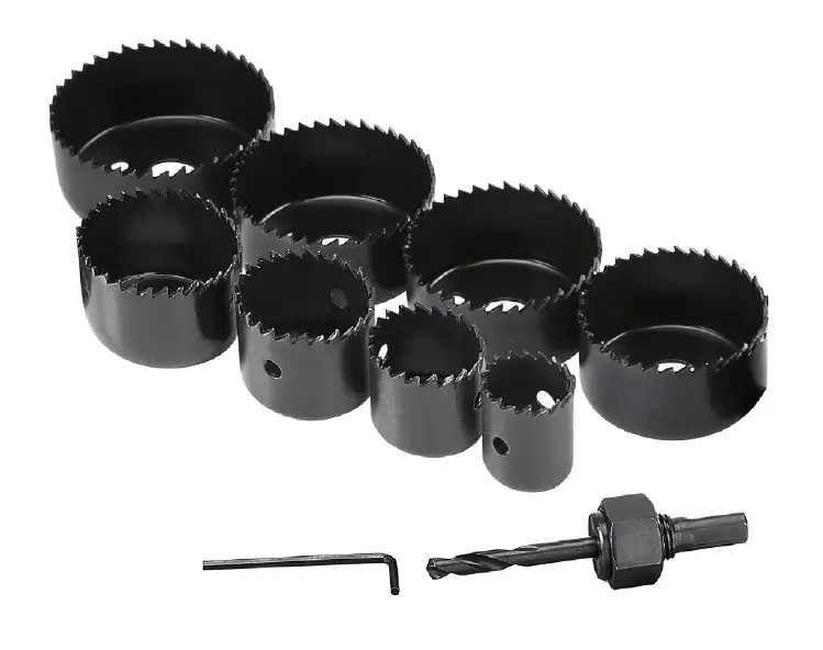 HARBOR FREIGHT 57523 10 Piece Carbon Steel Hole Saw Set Owner's fig 1