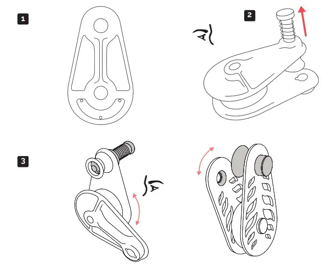 ISC RP248 Rigging Pulleys - Locking Mechanism 1