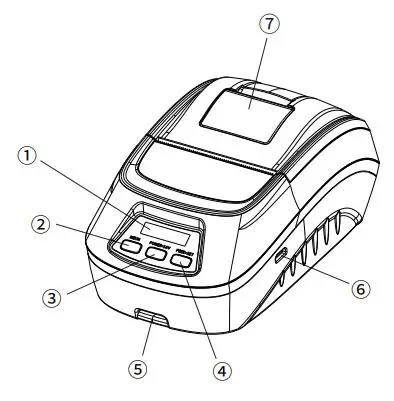 Gprinter CATPR Wireless Thermal Printer User Manual - Printer description
