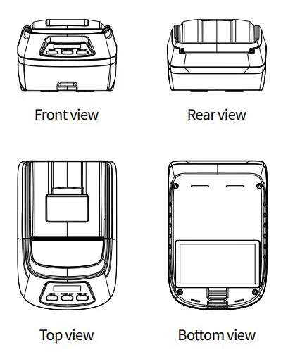 Gprinter CATPR Wireless Thermal Printer User Manual - Product View