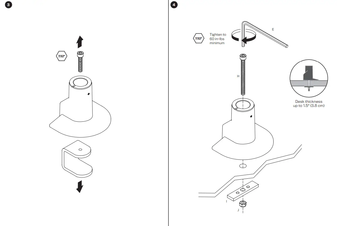 innovative E2 1 Single Articulating Monitor Arm - fig 4