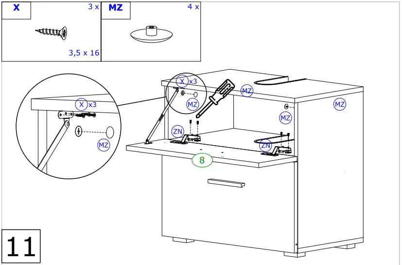 INOSIGN 6035908 Washbasin Cabinet Skara - fig 8