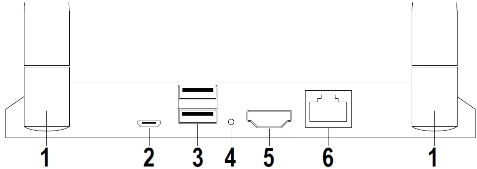 SpeaKa 2342739 4K Wireless Presentation Transmitter and Receiver with Quad Multi Viewer-2