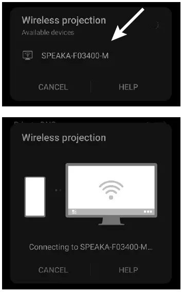 SpeaKa 2342739 4K Wireless Presentation Transmitter and Receiver with Quad Multi Viewer-7
