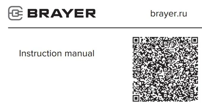 BRAYER BR1704 Electric Juicer Instruction Manual