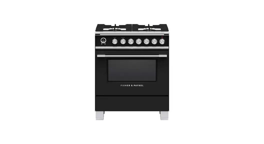 Fisher Paykel Or30scg6b1 30-inch Dual Fuel Range User Guide