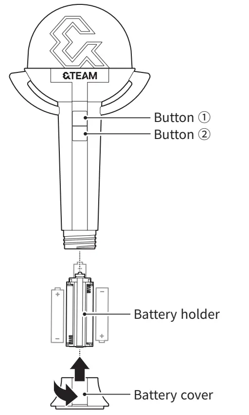 HYBE ATNN22JOS901NN0 Official Light Stick fig 1