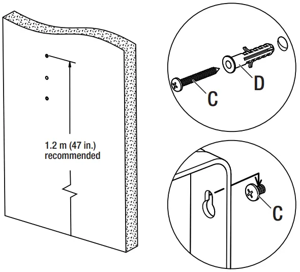 Mounting instruction