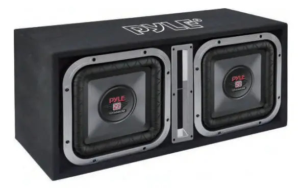 PYLE PLSQ210BS Dual Subwoofer Box System - Figure 2