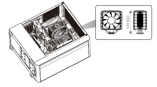 thermaltake S200 TG ARGB Tower Chassis - CPU c