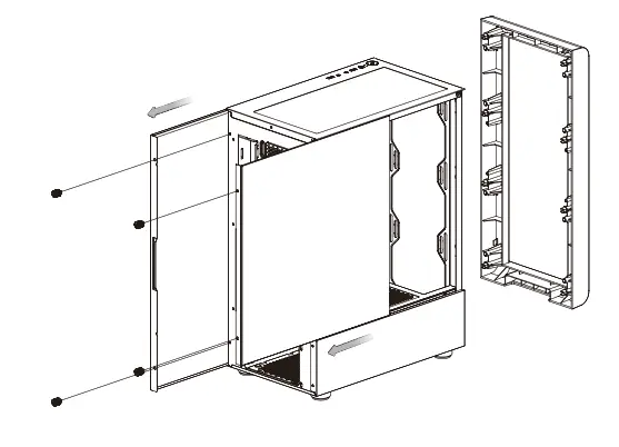 thermaltake S200 TG ARGB Tower Chassis - Components3