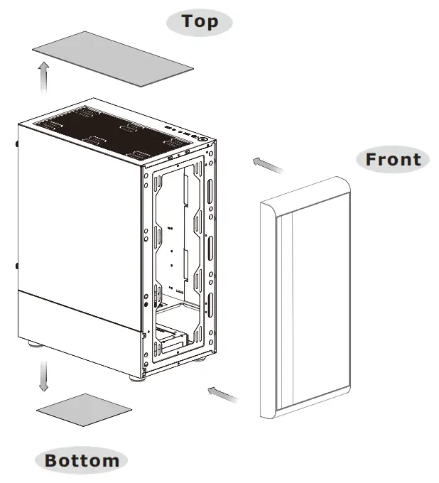 thermaltake S200 TG ARGB Tower Chassis - Filters