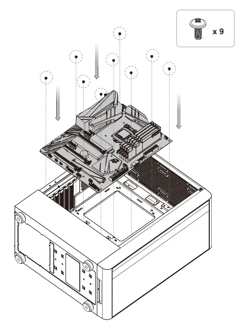 thermaltake S200 TG ARGB Tower Chassis - Motherboard2
