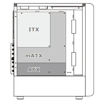 thermaltake S200 TG ARGB Tower Chassis - Motherboard3