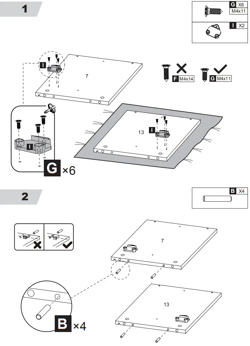 DEVAISE AWJG008 Wood 2 Large Drawer File Cabinet - Fig 1