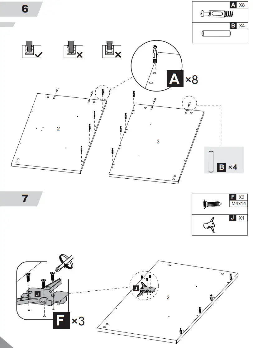 DEVAISE AWJG008 Wood 2 Large Drawer File Cabinet - Fig 4