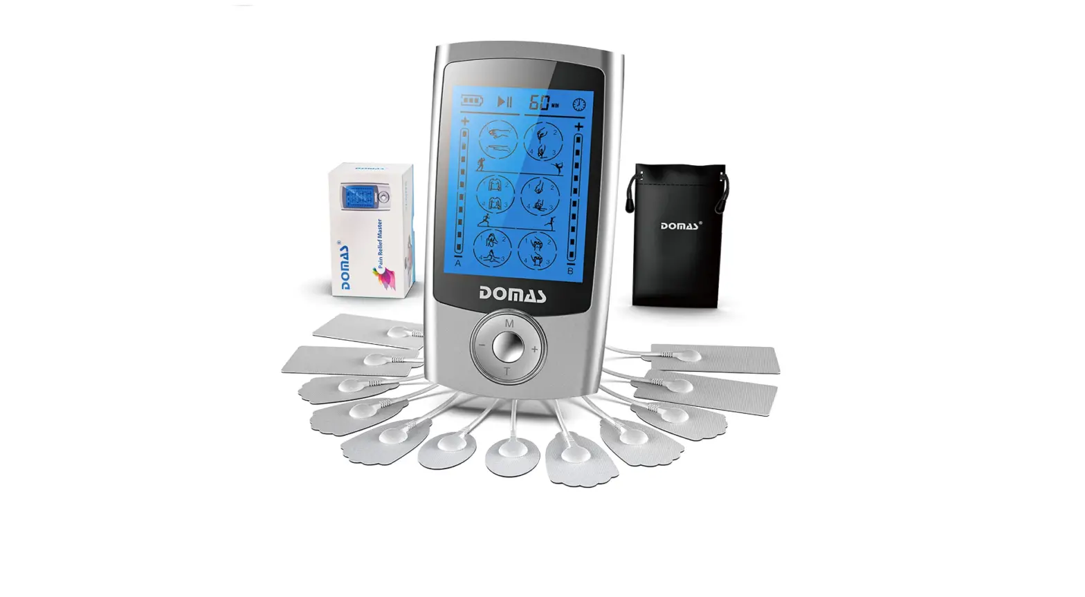 Domas Tens Unit Muscle Stimulator Electric Shock Tens Ems Unit Electronic Pulse Massager User Manual