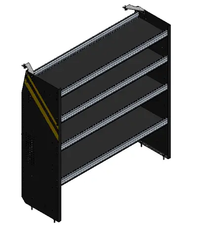 RANGER DESIGN N5-DS60-4 Shelving Unit -