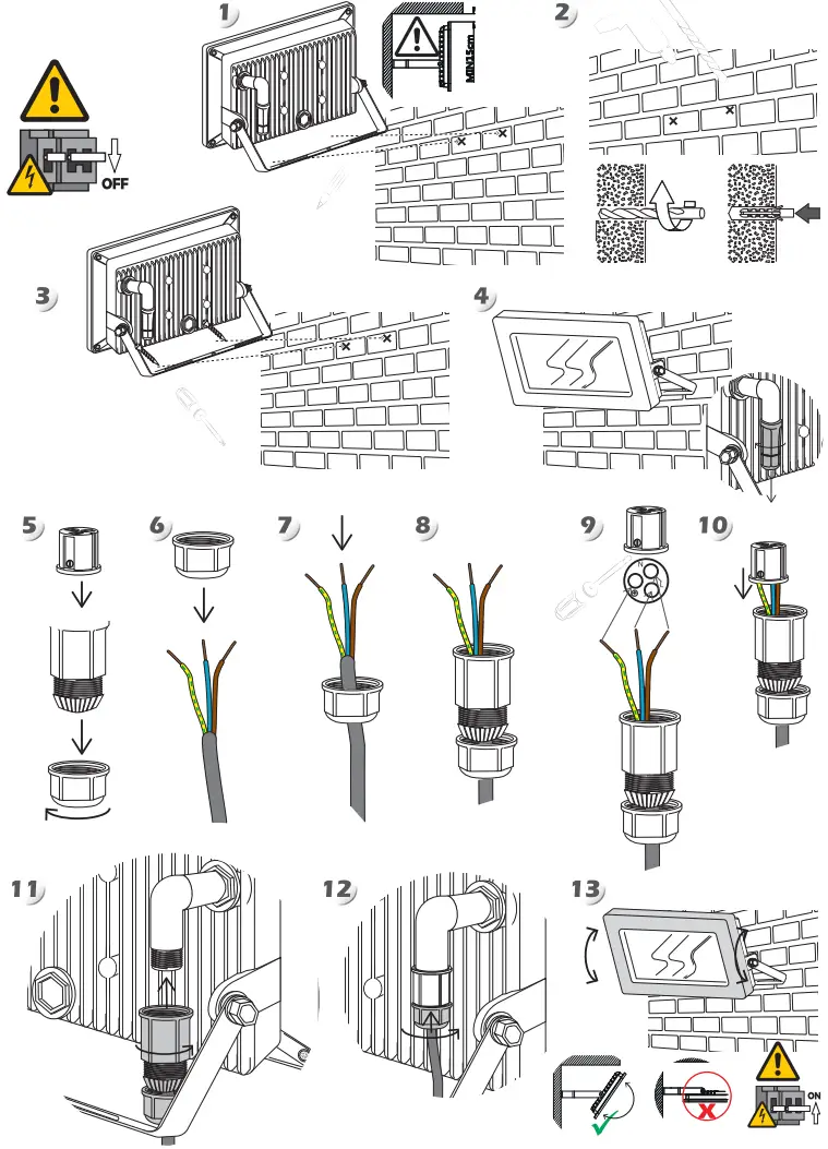 LED s light 310706 Spotlight - Parts List
