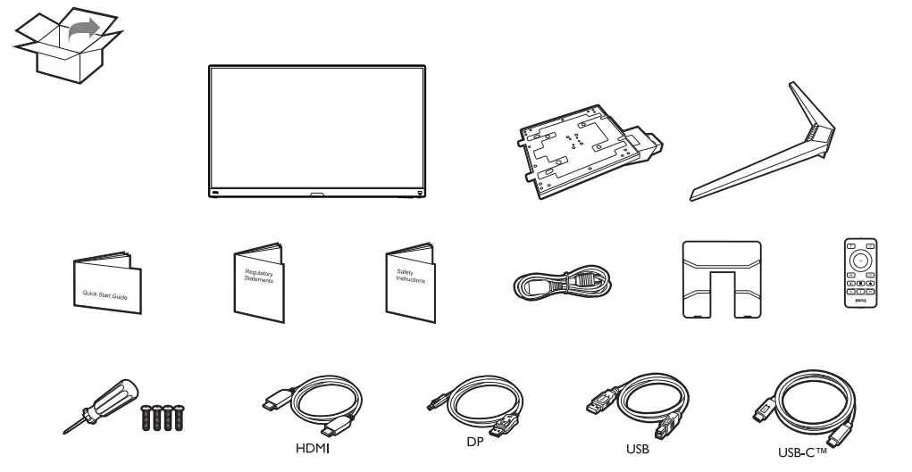 BenQ EX Series 24.5 Inch Full HD DisplayPort -