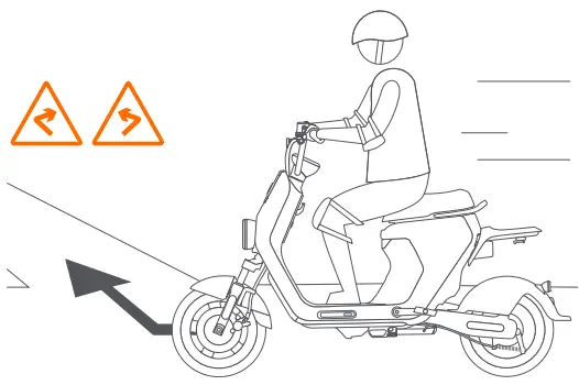 SEGWAY eMoped C80 Smart Electric eBike -caution when riding a