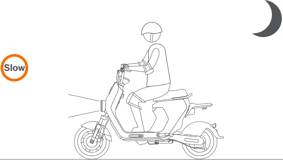 SEGWAY eMoped C80 Smart Electric eBike -slow down