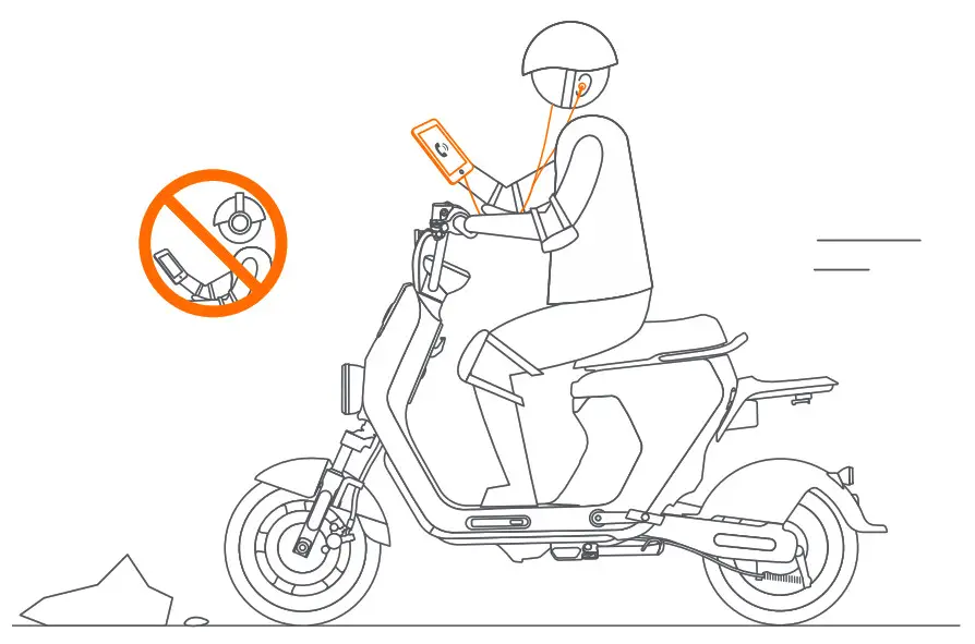 SEGWAY eMoped C80 Smart Electric eBike - warnning