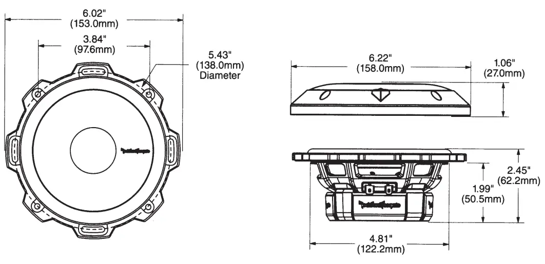 Rockford-Fosgate-T152-S-5.25-2-Way-Component-Speaker-System-fig-1