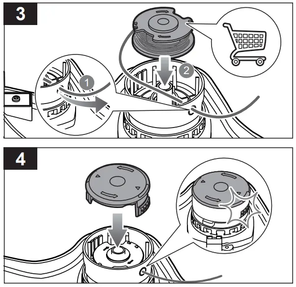 RYOBI OLT1832 18V ONE Line Trimmer - Fig 17