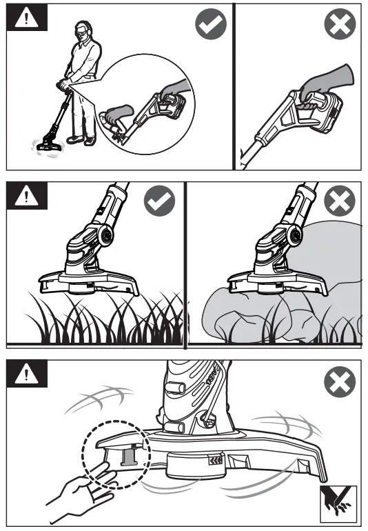 RYOBI OLT1832 18V ONE Line Trimmer - Fig 7