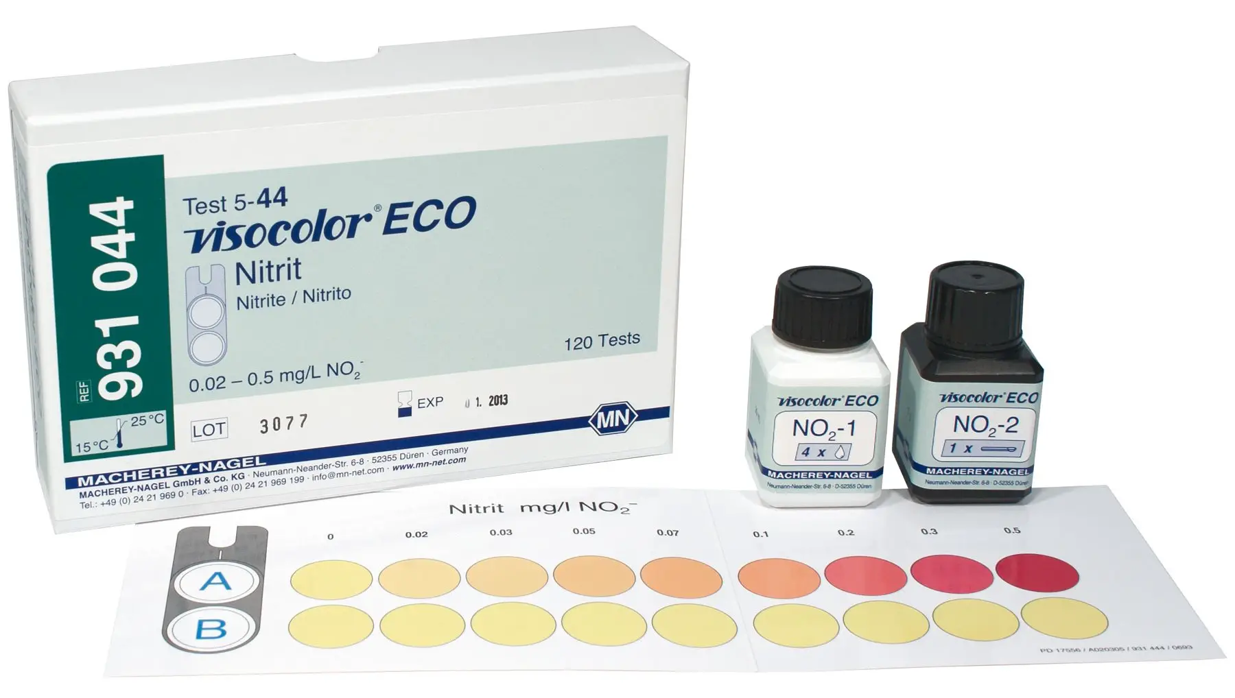 MACHEREY-NAGEL Visocolor ECO Nitrite Test kit-fig1