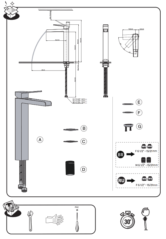 SEASEA High Chrome Faucet - fig 14