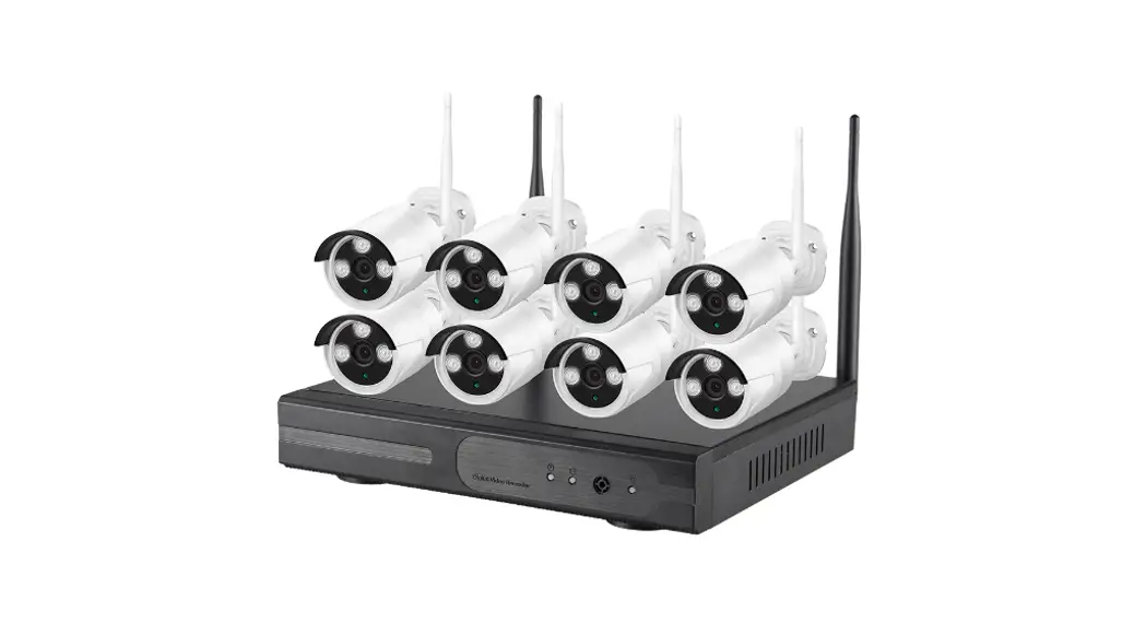 Tuya Hd Nvr Kit 8 Cameras Smart Wifi Video Surveillance User Manual