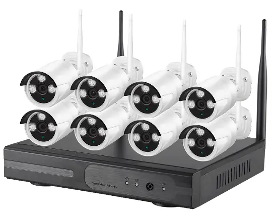 Tuya HD NVR KIT 8 Cameras Smart WiFi Video Surveillance