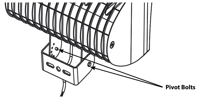 RAB FXLED 200W Trunnion Mount LED Floodlight - Cover plate 1