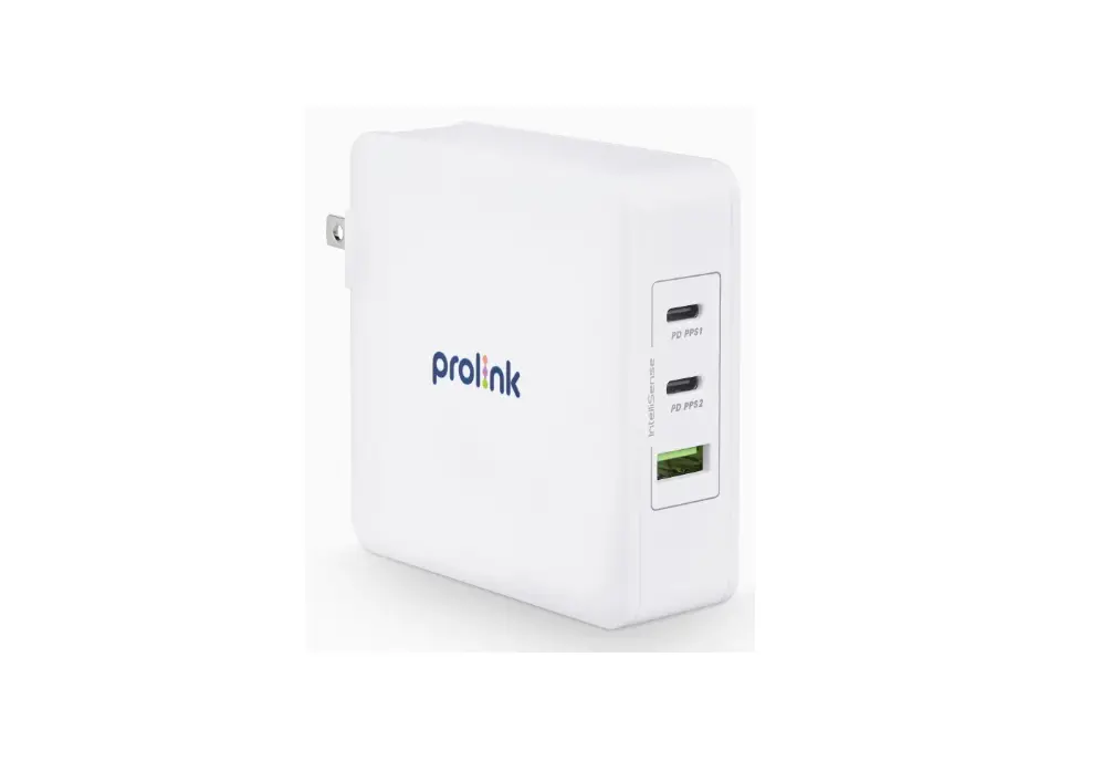 Prolink Gt-314001 140w 3-port Gan Pd Charger With Intellisense User Guide