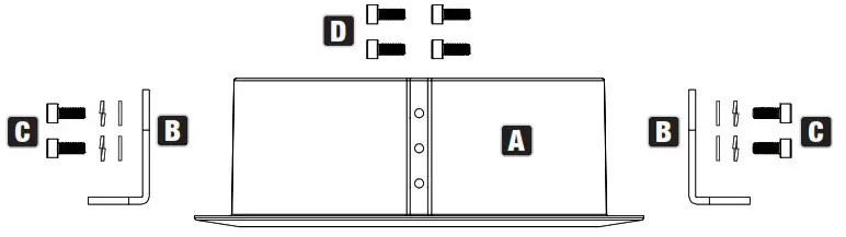 Cameo CLH1CKB H1 Ceiling Kit - INCLUDED