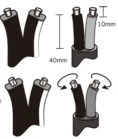 WHARFEDALE DIAMOND 12 Loudspeakers -g Loudspeaker Cable