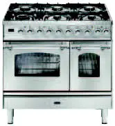 ILVE-PD096DNE3-90cm-Nostalgie-Series-Cooker-Double-Oven-02