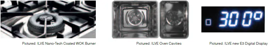 ILVE-PD096DNE3-90cm-Nostalgie-Series-Cooker-Double-Oven-05