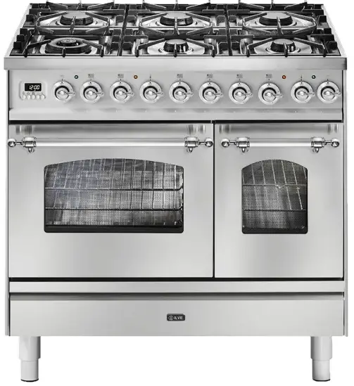 ILVE-PD096DNE3-90cm-Nostalgie-Series-Cooker-Double-Oven-product-image