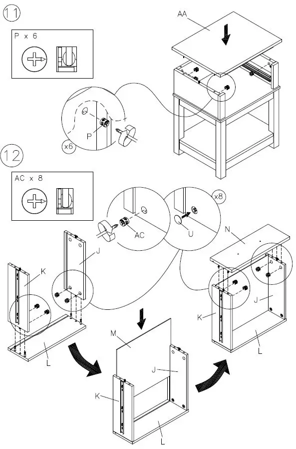 ASHLEY-B067-91-Furniture-Dorrinson-Nightstand-7