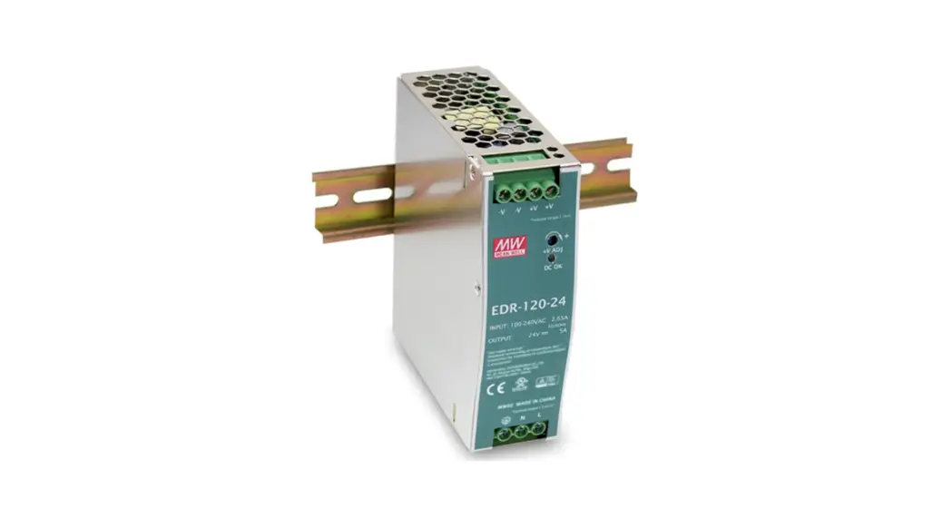 Mean Well Edr-120 Din Rail Switching Power Supply Instruction Manual