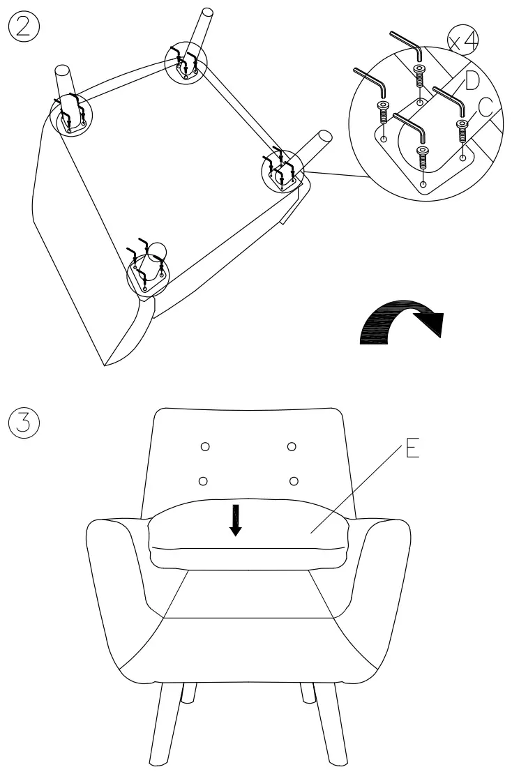 ASHLEY A3000045 Furniture Accent Chair - fig 2