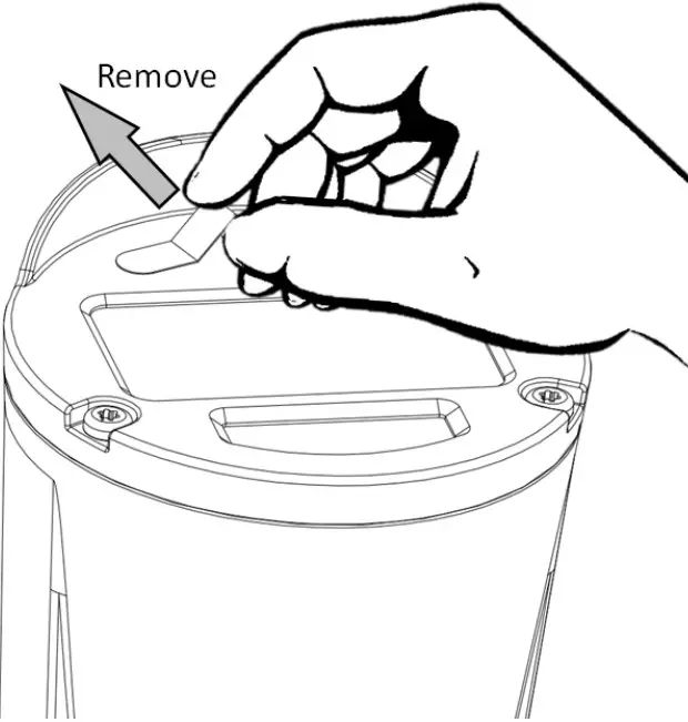 Remove the Anti-moisture Sticker