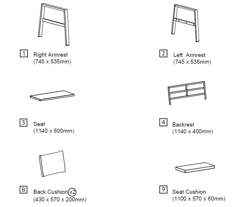 Outray Home-Sitges-Aluminium-4-Seater-Sofa-Set-FIG- (2)