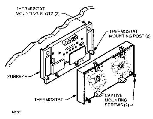 Honeywell T874A D Thermostats Subbases-fig11