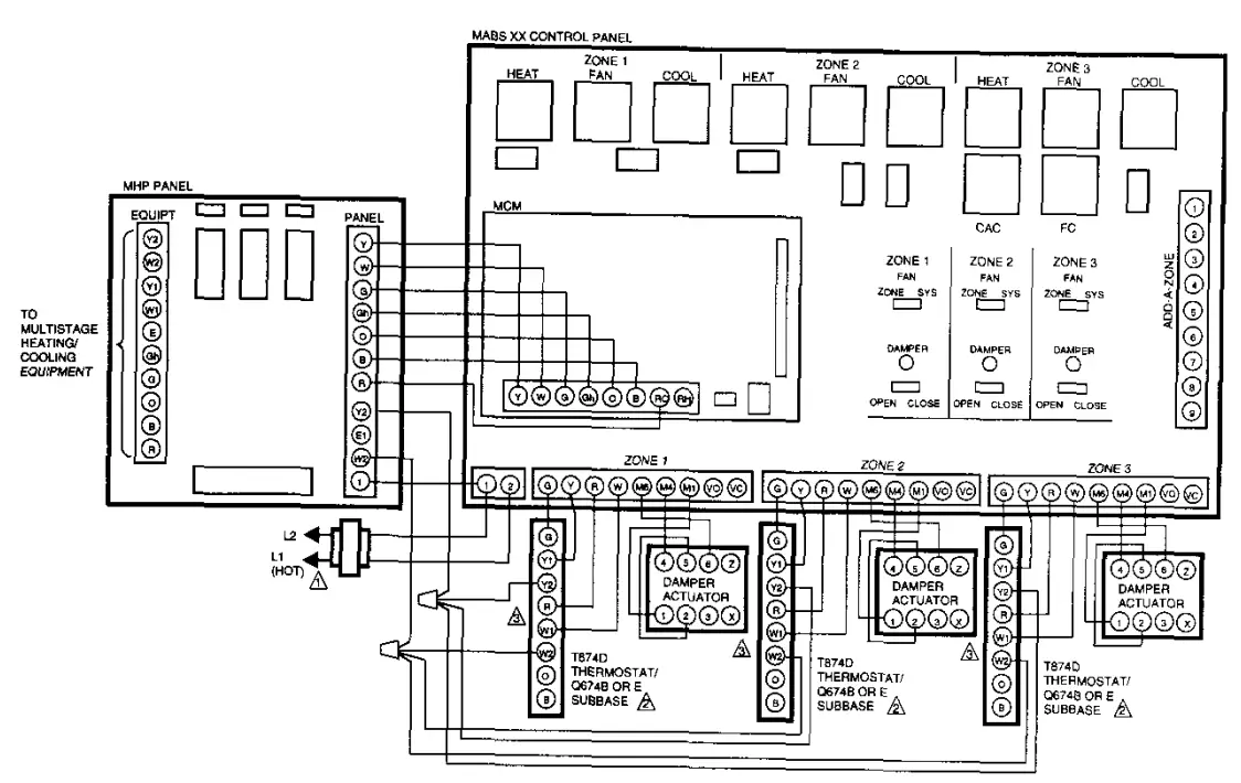 Honeywell T874A D Thermostats Subbases-fig9